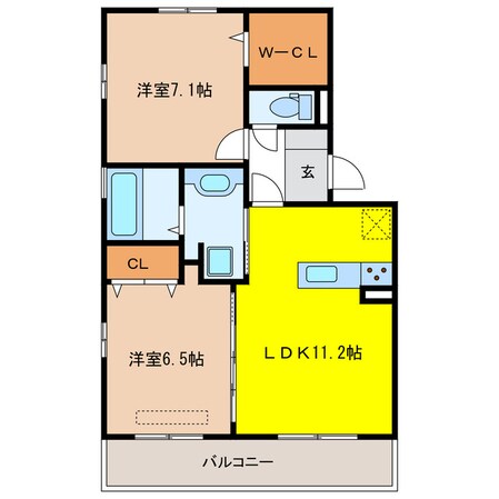 ストリームハイツの物件間取画像